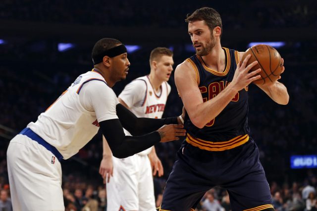 Knicks’ continued interest in a Carmelo Anthony-Kevin Love swap shows rebuilding reluctancy