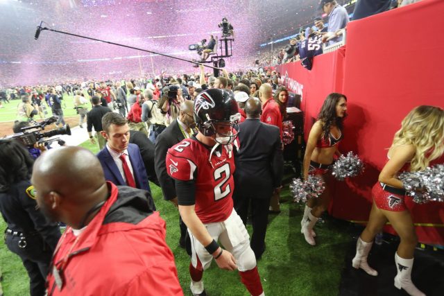 The Atlanta Falcons literally handed Tom Brady the Vince Lombardi Trophy