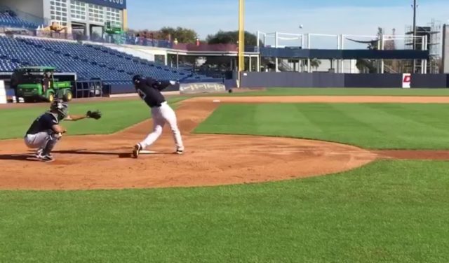 New York Yankees: Greg Bird smacks homer during simulated game (Video)