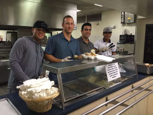 New York Yankees: Baby Bombers spend time helping The Salvation Army