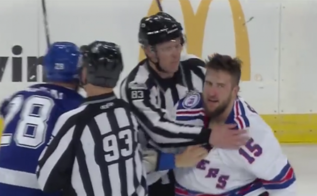 New York Rangers: Tanner Glass Drops the Gloves in First Game Back (Video)
