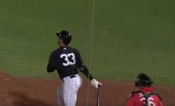 New York Yankees: Greg Bird launches two-run moonshot (Video)
