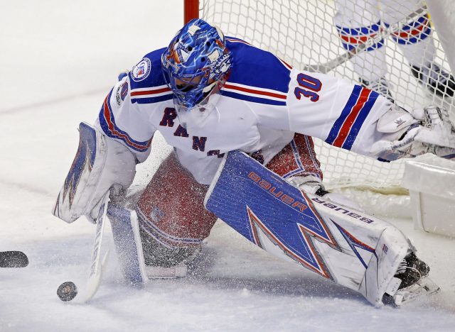 New York Rangers’ Henrik Lundqvist Out (Lower-Body), Brandon Halverson Called-Up