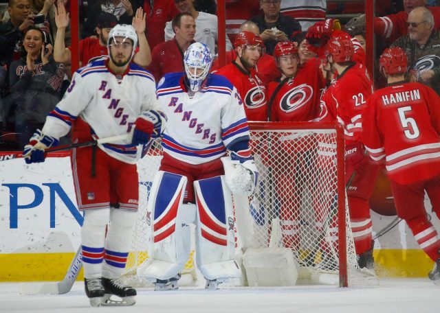 New York Rangers 3, Carolina Hurricanes 4: Antti Raanta, Defense Fall Flat (Highlights)