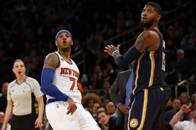 Carmelo Anthony Helps New York Knicks Complete Comeback Victory Over Pacers (Highlights)