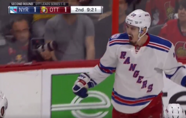 New York Rangers Take the Lead on a Filthy Chris Kreider Snipe; Derek Stepan Adds Another (Video)