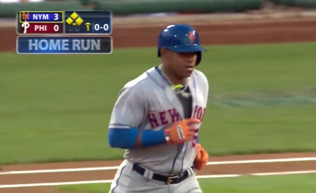 Mets’ Yoenis Cespedes Brutalizes Ball, Smacks Home Run in Philadelphia (Video)