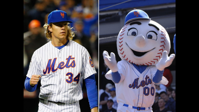 New York Mets Ace Noah Syndergaard Has an Actual Phobia of Mr. Met (Video)