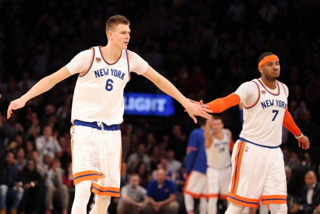 New York Knicks News Mix, 4/18/17: Drama in Melo Split, KP Playing for Latvia