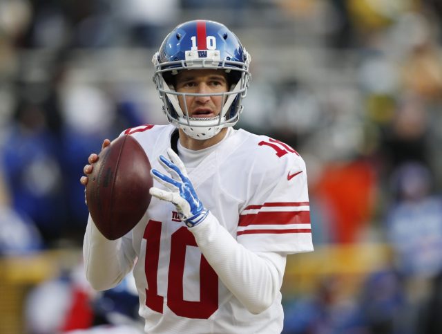 Giants QB Eli Manning Works Out With New WRs at Duke University