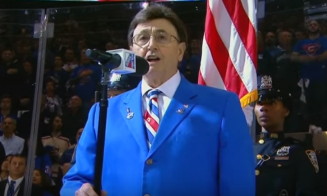 The Great John Amirante to Sing Game 4 National Anthem: New York Rangers vs. Ottawa Senators