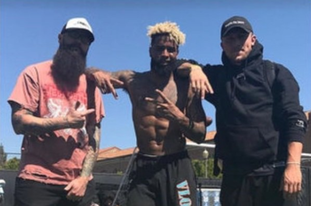 New York Giants WR Odell Beckham Jr. Working Out With Johnny Manziel