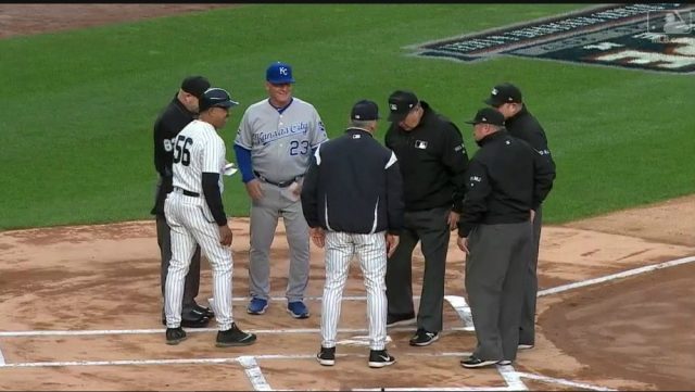 New York Yankees Manager Kisses Up To Umpires Prior to Tonight's Game (Video)