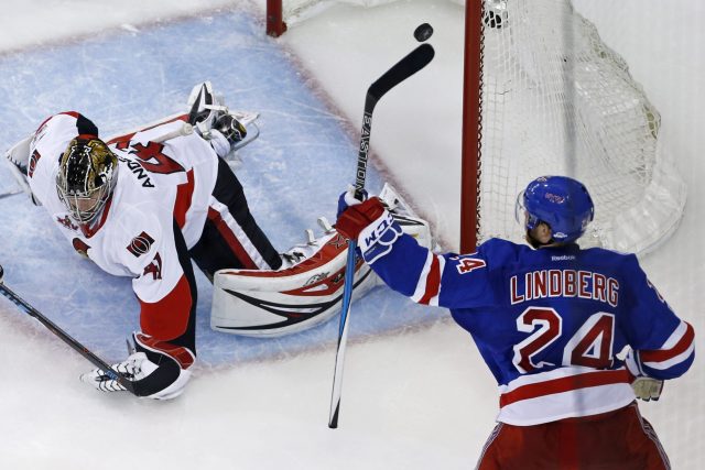 New York Rangers Need to Get Creative to Avoid Losing Oscar Lindberg to Expansion