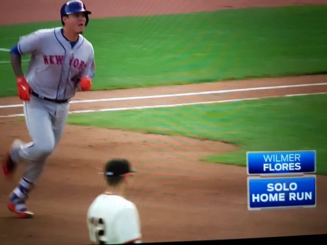 New York Mets: Wilmer Flores Breaks Tie With 391-foot Opposite Field Homer (Video)