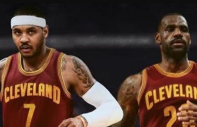 J.R. Smith Likes Photo of Carmelo Anthony in Cavs Uniform (Photo)