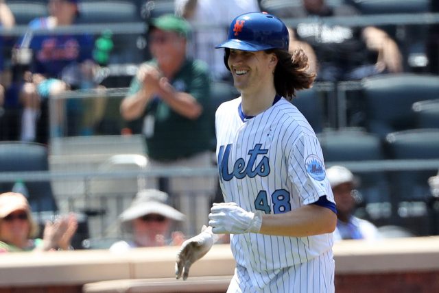 New York Mets’ ‘Jack’ deGrom Belts First Career Home Run (Video)