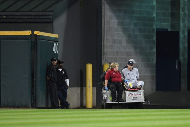 New York Yankees Prospect Dustin Fowler Injures Knee in Scary Collision (Video)