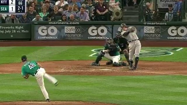 New York Yankees: Judge Almost Clears Safeco With Towering Moonshot (Video)