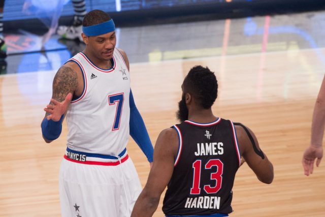 Rockets’ James Harden: Carmelo Anthony Trade is ‘Out of My Hands’