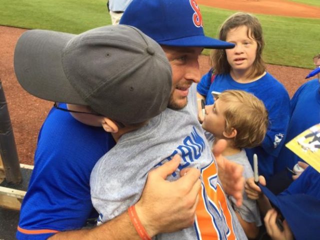 Tim Tebow Proves his Ongoing Magic By Greeting, Hitting HR for Autistic Fan (Video)