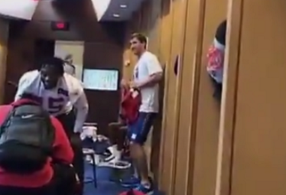 New York Giants’ Eli Manning Dancing in the Locker Room is Pure ‘Elite’ (Video)