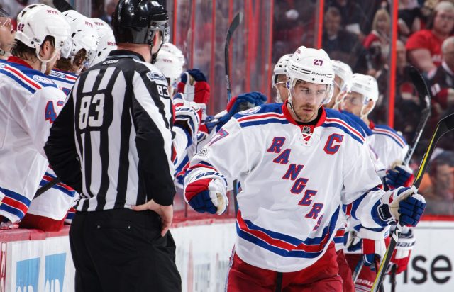 New York Rangers: Ryan McDonagh and Brady Skjei Partake In Drive By Slap Shot Challenge
