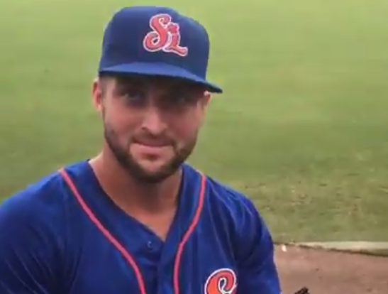New York Mets: Tim Tebow Touchingly Shouts Out Fan (Video)