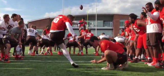 Bowling Green’s Jake Suder Makes 53-Yard Kick for Scholarship (Video)