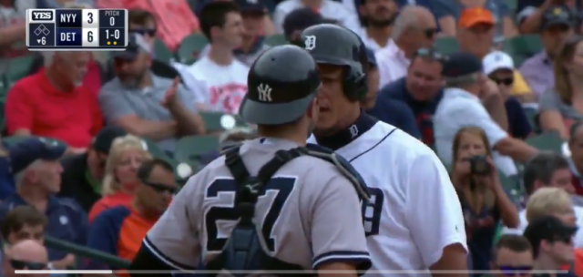 New York Yankees: Miguel Cabrera, Austin Romine Spark Bench-Clearing Brawl (Video)