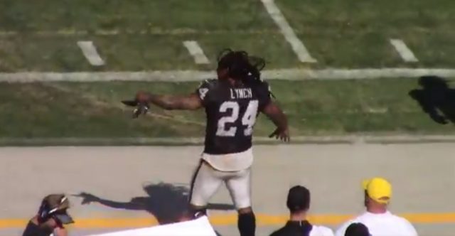 Marshawn Lynch Goes Absolutely Berserk In Homecoming (Video)