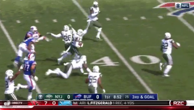 New York Jets’ Marcus Maye-Juston Burris Play: Sports Media Swings & Misses (Video)