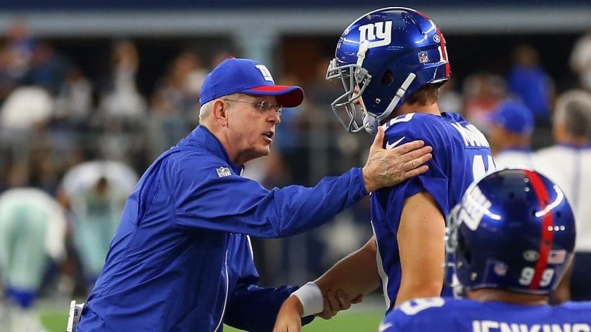 New York Giants: Tom Coughlin texts Eli Manning after benching