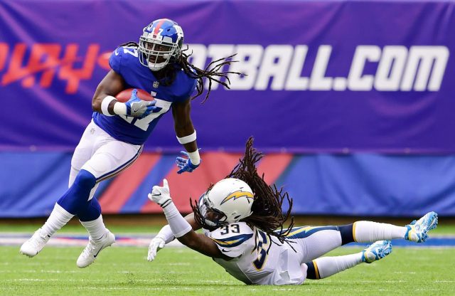 New York Giants Lose Trio of Receivers To Injury vs. Los Angeles Chargers