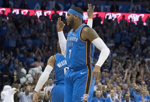 New York Knicks Fall to Carmelo Anthony, Thunder, 105-84 (Highlights)