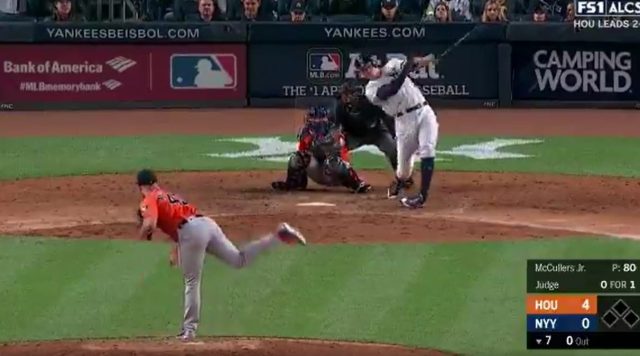 Aaron Judge Crushes Moonshot To Put New York Yankees On The Board (Video)