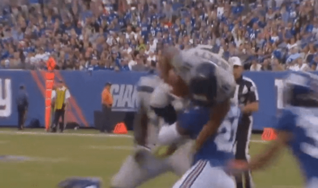 New York Giants’ Landon Collins Body Slams Tyler Lockett WWE-Style (Video)