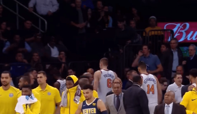 New York Knicks’ Kristaps Porzingis is Torching the Denver Nuggets (Video)
