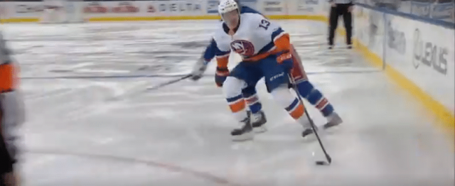 New York Islanders: Mathew Barzal Nets First NHL Goal (Video)