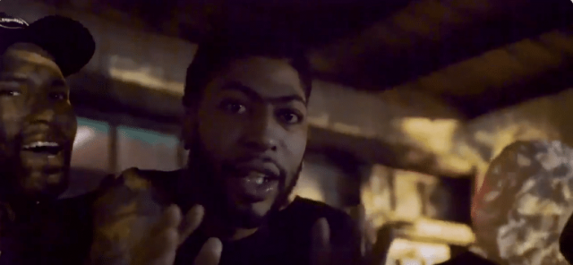 Anthony Davis, DeMarcus Cousins Visit Haunted House (Video)
