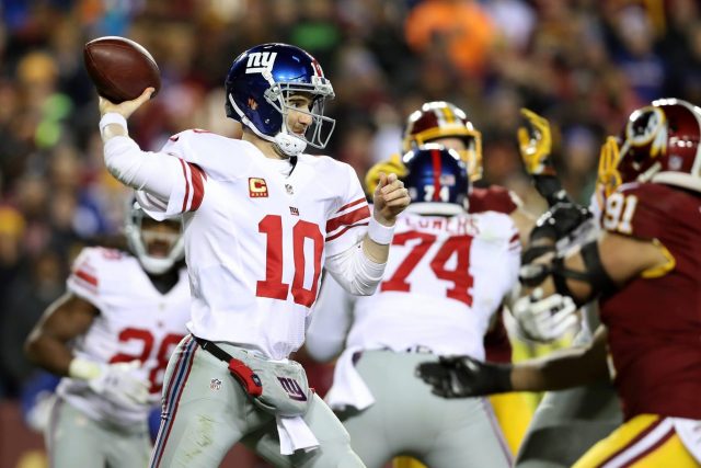 New York Giants 2017 game notes: Week 12 at Washington Redskins