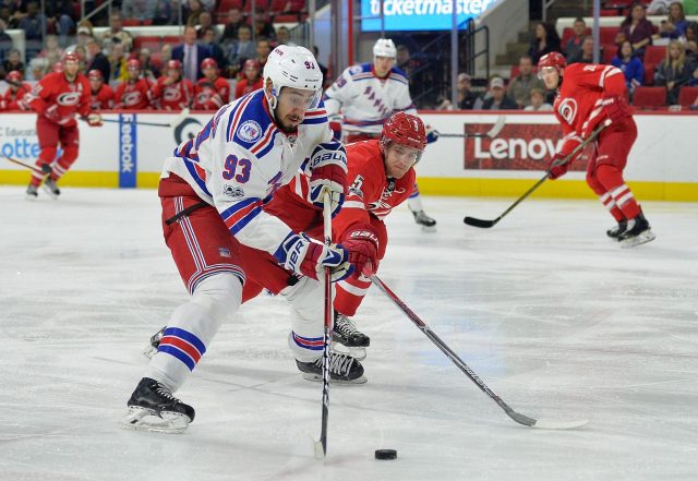 New York Rangers Report, 11/22/17: Carolina Hurricanes down south