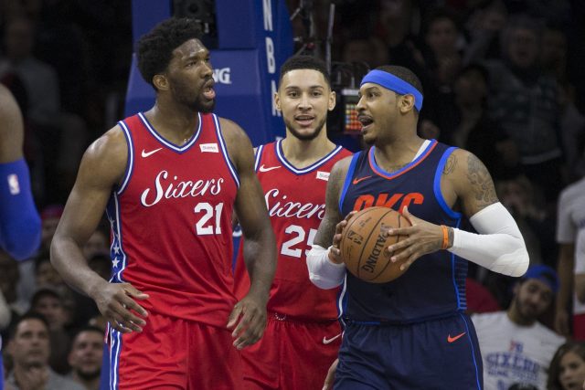 Carmelo Anthony catches fire prior to MSG return vs. New York Knicks