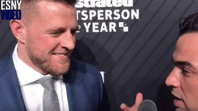Vivalo: J.J. Watt, Jose Altuve, Kate Bock at SI’s Sportsperson of the Year event (Video)