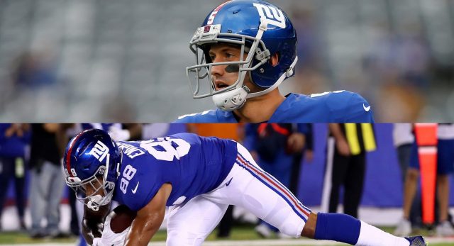 Davis Webb Evan Engram New York Giants