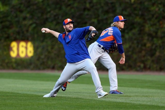Mets, New York Mets, Matt Harvey (L) and Noah Syndergaard