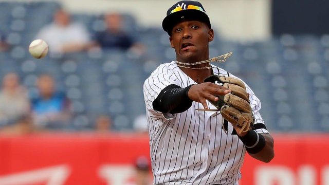 New York Yankees send 3B prospect Miguel Andujar to Triple-A
