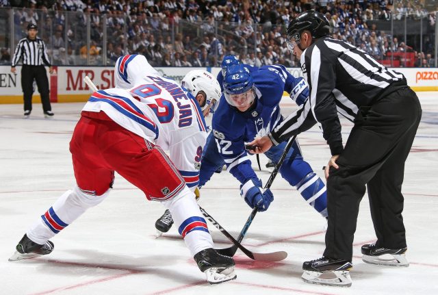 New York Rangers Report: Auston Matthews and the Maple Leafs in town tonight