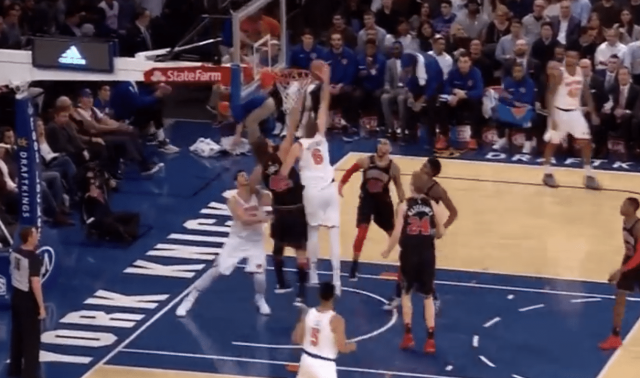New York Knicks: Kristaps Porzingis doing Unicorn things again (Video)
