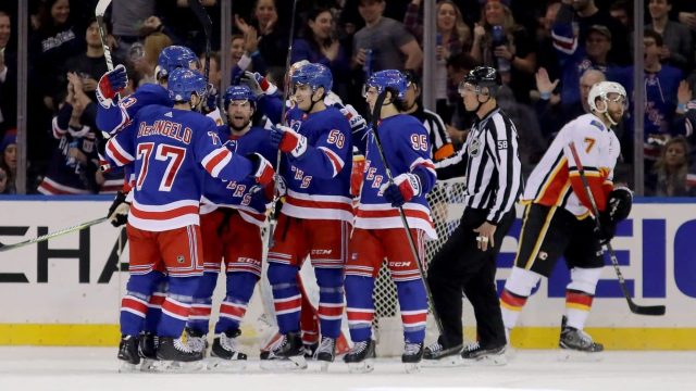 New York Rangers goals for the remainder of the season